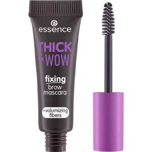 ESSENCE THICK & WOW FIXING BROW MASCARA 04 ESPRESSO BROWN 6ml - Imagen 1