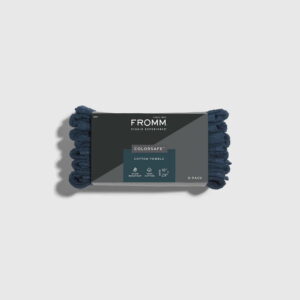FROMM PRO COLORSAFE 100% COTTON TOWELS - 6 PACK - NAVY 65006 - Imagen 1
