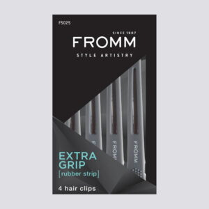 FROMM PRO ERUBBERIZED GRIP HAIR CLIPS 4-PACK F5025 - Imagen 2
