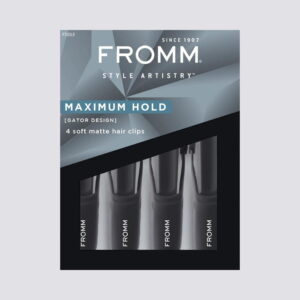 FROMM PRO SOFT MATTE GATOR CLIPS 4-PACK - BLACK F5012 - Imagen 2