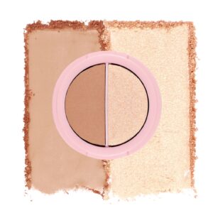 KIMCHI-CHIC GLAZED 2 GO PRESSED PIGMENT DUO - 02 DEUX GTG02 2.8g - Imagen 2