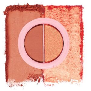 KIMCHI-CHIC GLAZED 2 GO PRESSED PIGMENT DUO - 03 TROIS GTG03 2.8g - Imagen 2