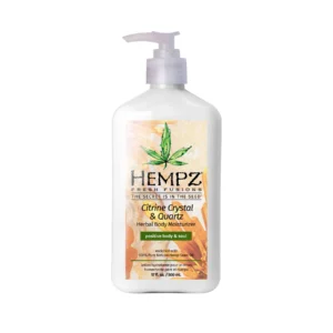 HEMPZ CITRINE CRYSTAL & QUARTZ BODY MOISTURIZER 500ml - Imagen 1