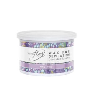 ITALWAX FLEX WAX FOR DEPILATION WINE 397g - Imagen 1