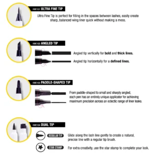 J.CAT KITTEN WINGED EYELINER ULTRA FINE TIP 1.5g - Imagen 2