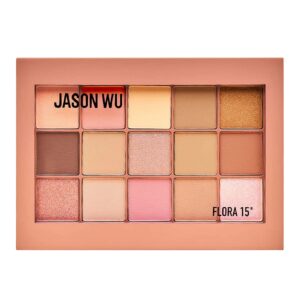 JASON WU FLORA 15 DUSTY ROSE SHADOW PALETTE 15 COLORS 13.5g - Imagen 1