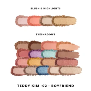 KIMCHI-CHIC TEDDY KIM PALETTE - 02 BOYFRIEND (MINT) - Imagen 3