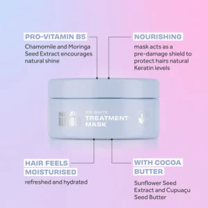 LEE STAFFORD BLEACH BLONDES ICE WHITE TREATMENT MASK 200ml - Imagen 2