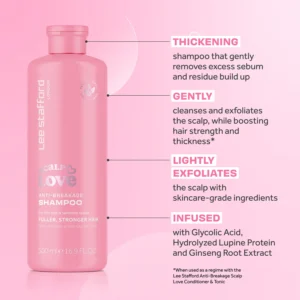 LEE STAFFORD SCALP LOVE ANTI-BREAKAGE SHAMPOO 500ml - Imagen 2