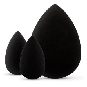 LUVIA CLASSIC MAKEUP SPONGE & 2 MINI BLACK - Imagen 1