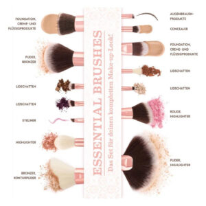 LUVIA ESSENTIAL BRUSHES ROSE GOLDEN VINTAGE 14PCS BRUSH SET - Imagen 7
