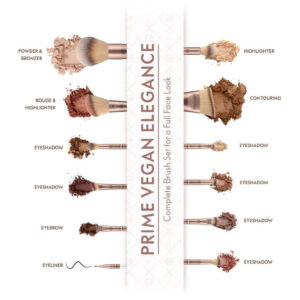 LUVIA PRIME VEGAN ELEGANCE 12PCS BRUSH SET - Imagen 4