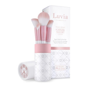 LUVIA PRIME VEGAN FLAWLESS FACE SET CANDY 4PCS BRUSH SET - Imagen 1