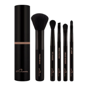 LUVIA TRAVEL SET ESPRESSO 5PCS BRUSH SET - Imagen 2
