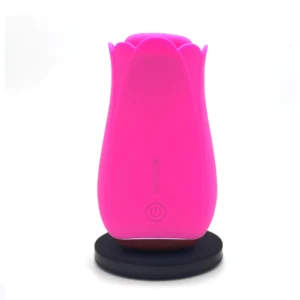 MAIA TULIP PRO WIRELESS RECHARGEABLE VIBRATING WAND PINK - Imagen 2