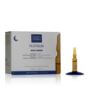 MARTIDERM PLATINUM NIGHT RENEW AMPOLLAS 2ml 10cs (TODO TIPO DE PIEL) - Imagen 1