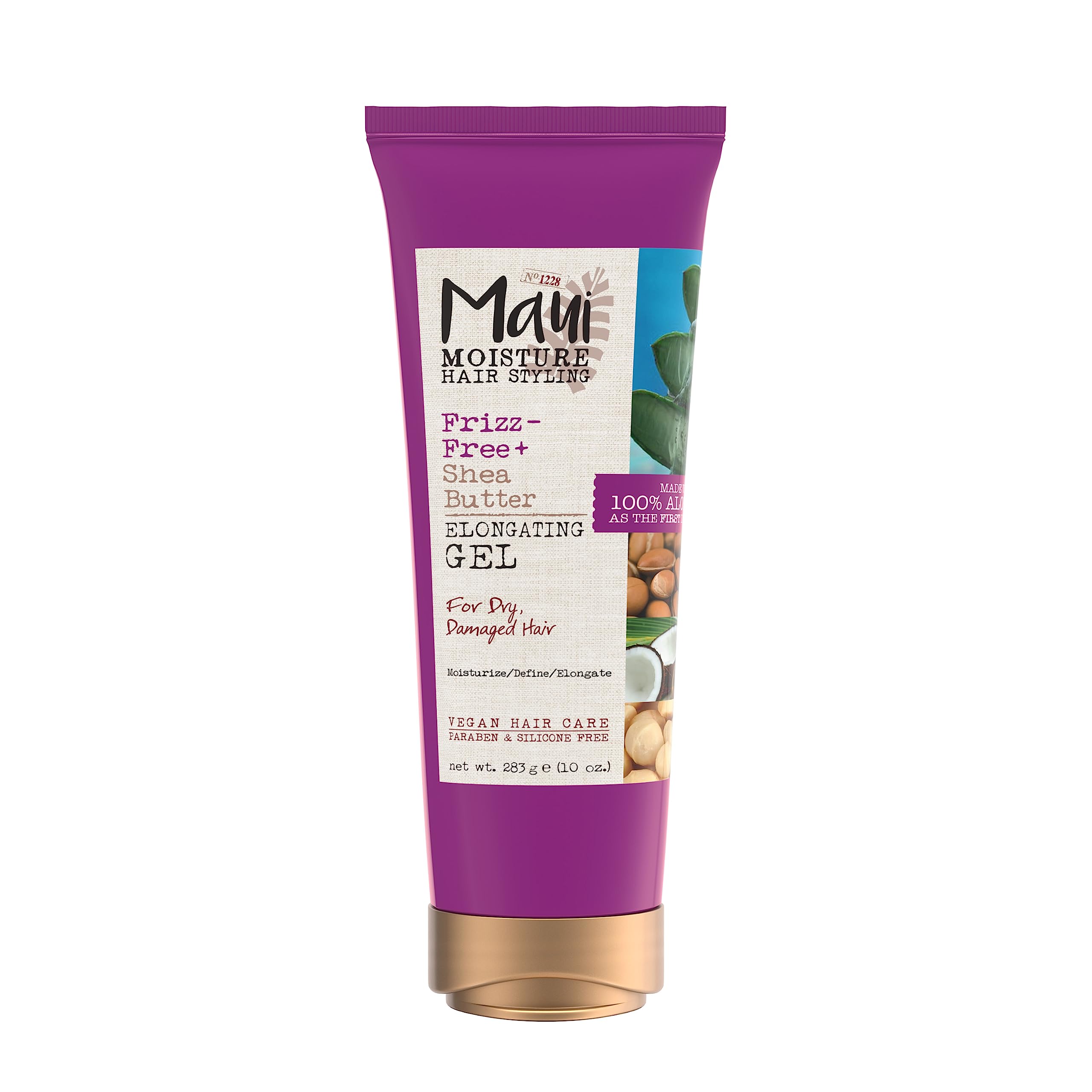 トリートメント mya yuky MAUI MOISTURE FRIZZ – FREE + SHEA BUTTER ELONGATING GEL 283g