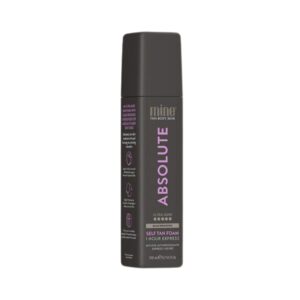 Spray de mousse autobronceadora MINETAN ABSOLUTE 200ml para un bronceado rápido y uniforme.