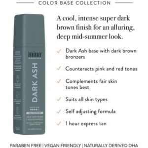 MINETAN DARK ASH SELF TAN FOAM 200ml - Imagen 2