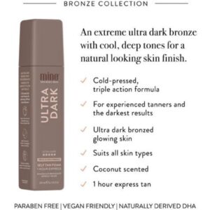 MINETAN ULTRA DARK SELF TAN FOAM 200ml - Imagen 2