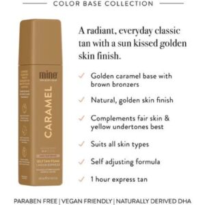 MINETAN CARAMEL SELF TAN FOAM 200ml - Imagen 2