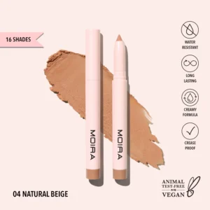 MOIRA AT GLANCE STICK SHADOW GSS004 NATURAL BEIGE - Imagen 1
