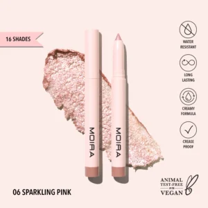 MOIRA AT GLANCE STICK SHADOW GSS006 SPARKLING PINK - Imagen 1