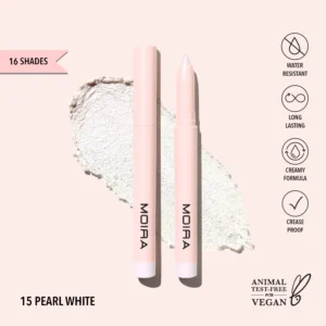 MOIRA AT GLANCE STICK SHADOW GSS015 PEARL WHITE - Imagen 1
