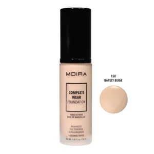 MOIRA COMPLETE WEAR FOUNDATION 30ML 150 BARELY BEIGE - Imagen 1