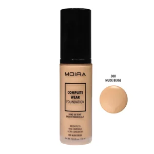 MOIRA COMPLETE WEAR FOUNDATION 30ML 300 NUDE BEIGE - Imagen 1