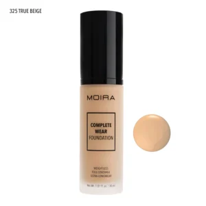 MOIRA COMPLETE WEAR FOUNDATION 30ML 325 TRUE BEIGE - Imagen 1