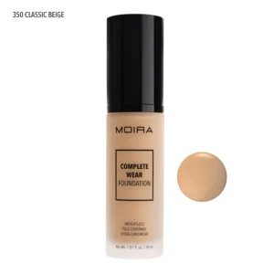 MOIRA COMPLETE WEAR FOUNDATION 30ML 350 CLASSIC BEIGE - Imagen 1