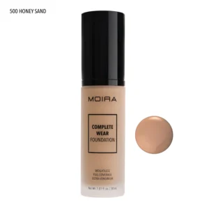 MOIRA COMPLETE WEAR FOUNDATION 30ML 500 HONEY SAND - Imagen 1