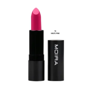 MOIRA DEFIANT LIPSTICK 010 HAUTE PINK - Imagen 1