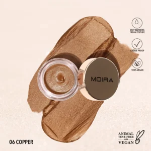 MOIRA EVERLUST SHIMMER CREAM SHADOW 006 COPPER 5g - Imagen 1
