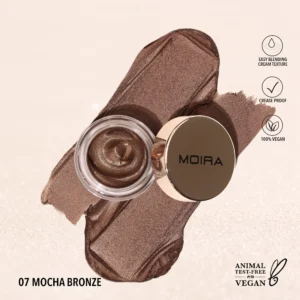 MOIRA EVERLUST SHIMMER CREAM SHADOW 007 MOCHA BRONZE 5g - Imagen 1