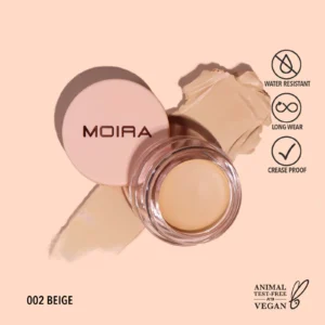 MOIRA LASTING PRIMING CREAM SHADOW 2 IN 1 02 BEIGE LAS002 5g - Imagen 1