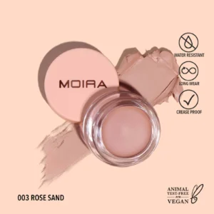 MOIRA LASTING PRIMING CREAM SHADOW 2 IN 1 03 ROSE SAND LAS003 5g - Imagen 1