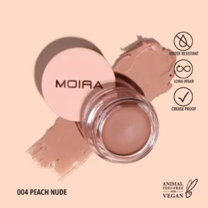 MOIRA LASTING PRIMING CREAM SHADOW 2 IN 1 04 PEAC NUDE LAS004 5g - Imagen 1