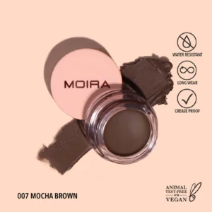 MOIRA LASTING PRIMING CREAM SHADOW 2 IN 1 07 MOCHA BROWN LAS007 5g - Imagen 1