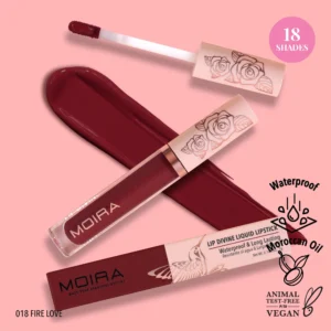 MOIRA LIP DIVINE LIQUID LIPSTICK 018 FIRE LOVE 3g - Imagen 1