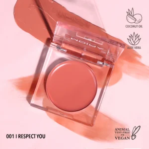 MOIRA LOVEHEAT CREAM BLUSH 01 RESPECT YOU 2.7g - Imagen 1