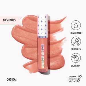MOIRA LUMINIZER LIP GLOSS LLG005 KAI - Imagen 1