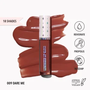 MOIRA LUMINIZER LIP GLOSS LLG009 DARE ME - Imagen 1