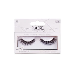 PIACERE EYELASH MINK SILVER NATURAL P-01 - Imagen 1