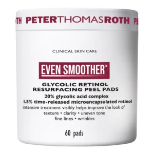 PETER THOMAS ROTH EVEN SMOOTHER GLYCOLIC RETINOL RESURFACING PEEL 60 PADS - Imagen 1