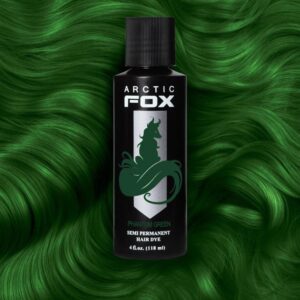 ARCTIC FOX SEMI PERM HAIR COLOR PHANTOM GREEN 4oz - Imagen 1
