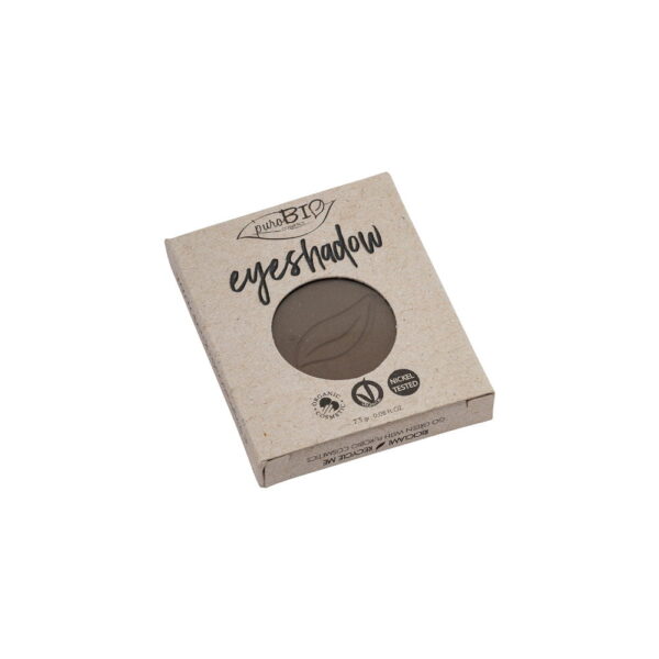 Sombra de ojos Puro Bio en caja ecológica con ventana circular.