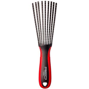 RED BY KISS GLIDE & DEFINE DETANGLING BRUSH NON SLIP BLACK HH62 - Imagen 1