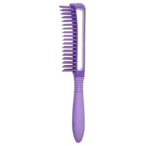 RED BY KISS GLIDE & DEFINE DETANGLING BRUSH NON SLIP PURPLE HH63 - Imagen 2